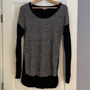 Madewell Black Scoop Neck Sweater - Size Small